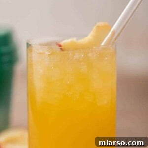 Starbucks peach green tea