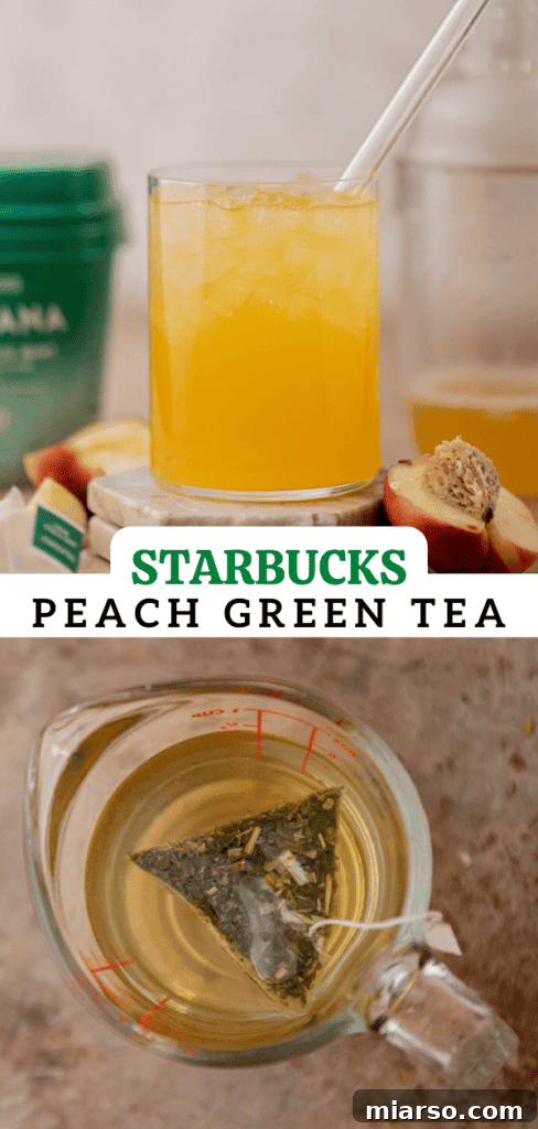 Starbucks peach green tea lemonade pin 3