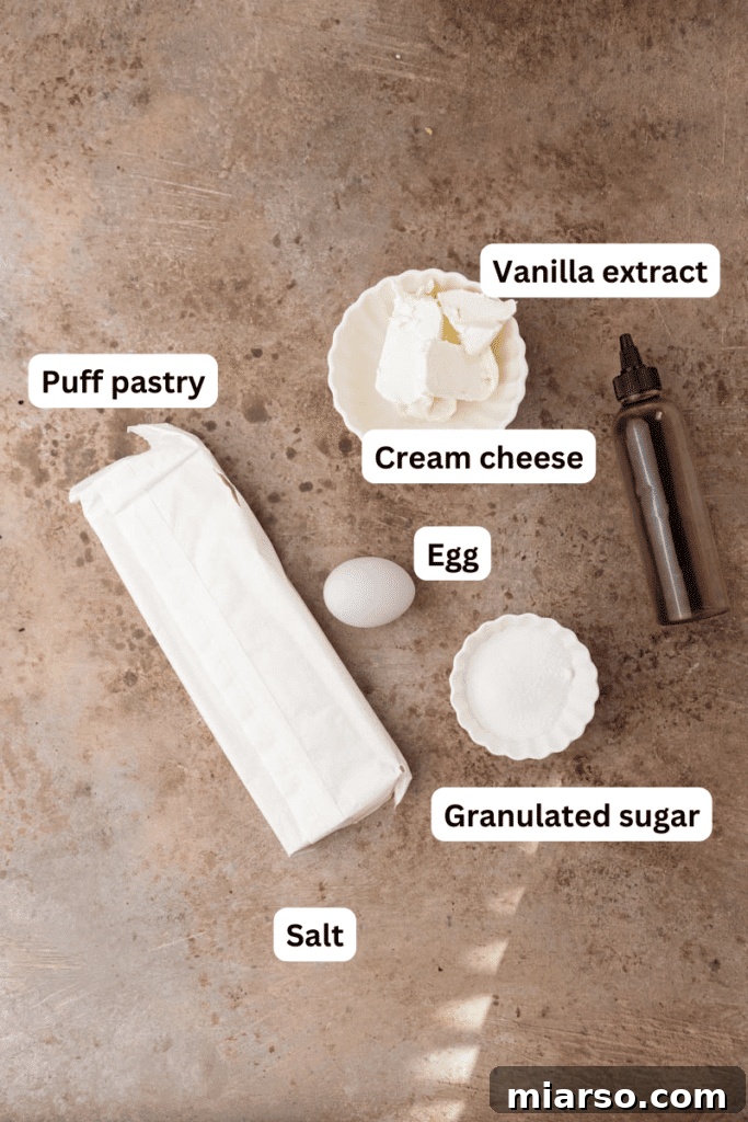 Ingredients on a cutting board
