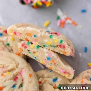 Irresistible Sprinkle Sugar Cookies 12 Sliced sugar cookies with sprinkles