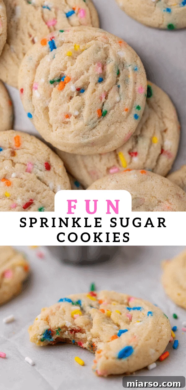 Irresistible Sprinkle Sugar Cookies 15 Sprinkle sugar cookies