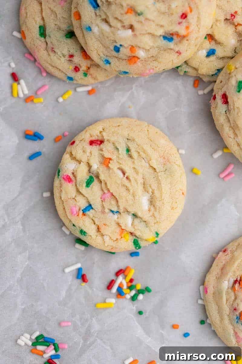 Irresistible Sprinkle Sugar Cookies 9 Sprinkle sugar cookies