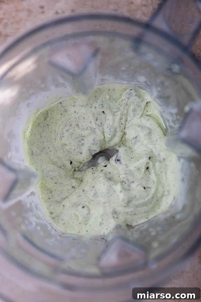 DIY McDonalds Shamrock Oreo McFlurry 6 Blender mixing ingredients for a creamy Mcflurry