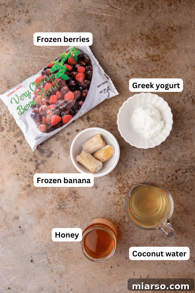 Ingredients on the counter