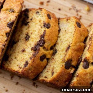Moist and delicious banana bread with cake mix slices