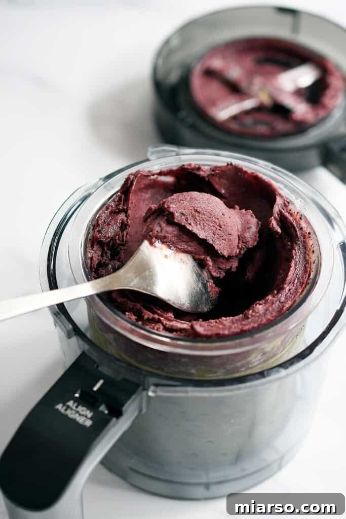 51 Ultimate Ninja Creami Recipes 7 Blueberry matcha ice cream