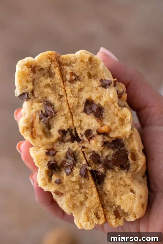 Single serve levain chocolate chip walnut cookie