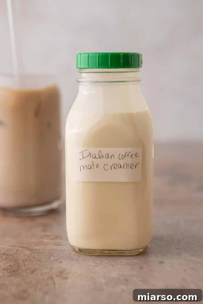 All ingredients mixed together in a mason jar, ready to be stored.