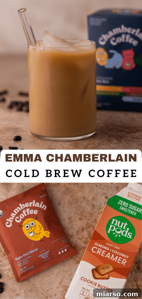 Emma Chamberlain cold brew coffee - another stunning image for your Pinterest board.