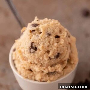 Cottage cheese edible cookie dough
