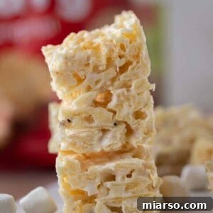 Stack of Ruffles marshmallow treats