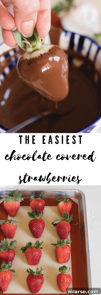 Pin for later: Chocolate Dipped Strawberries