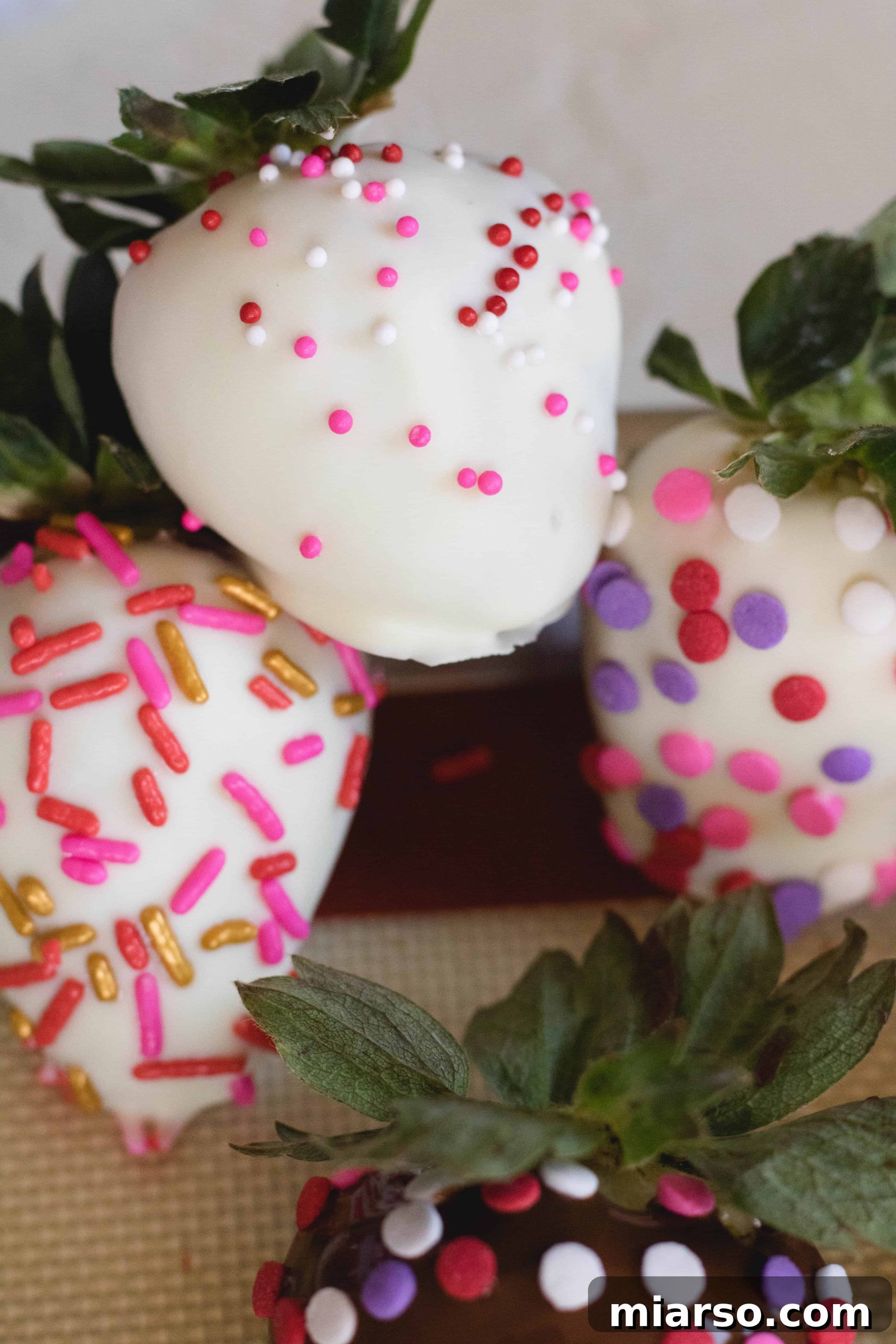 Easy chocolate covered strawberries