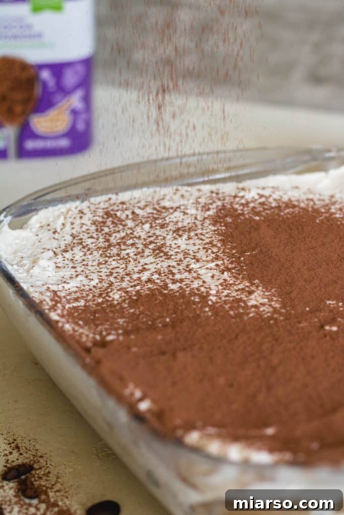 Effortless Tiramisu for the Indulgent 21 Cocoa powder on easy tiramisu