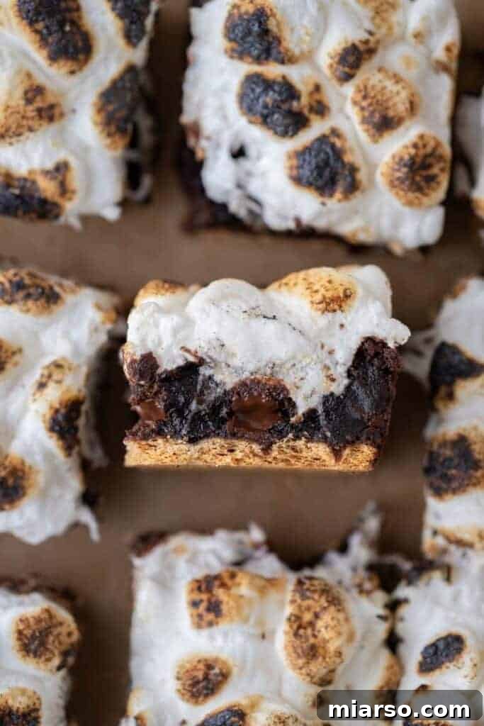 Smores brownies