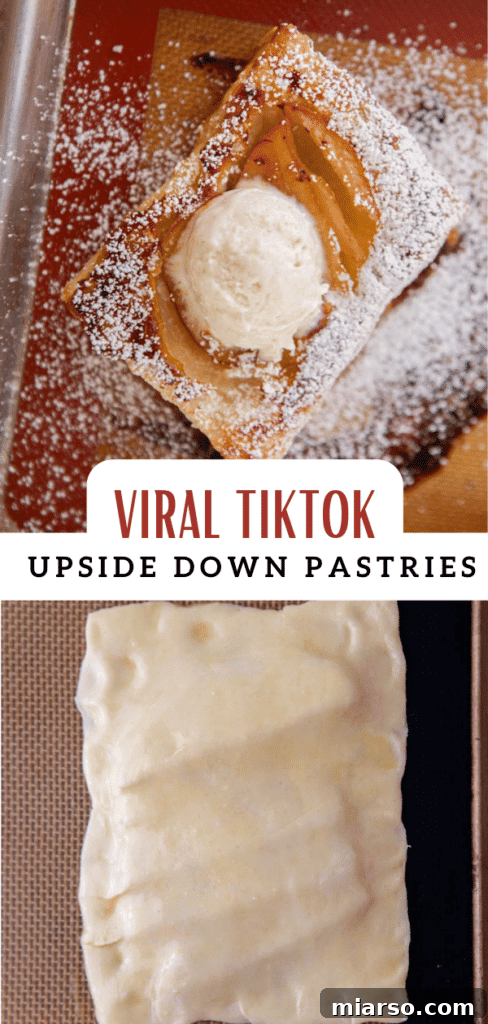 Pin-friendly image for viral TikTok upside down pastries recipe