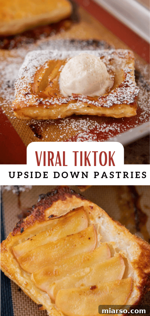 Another pin-worthy image for viral TikTok upside down pastries recipe