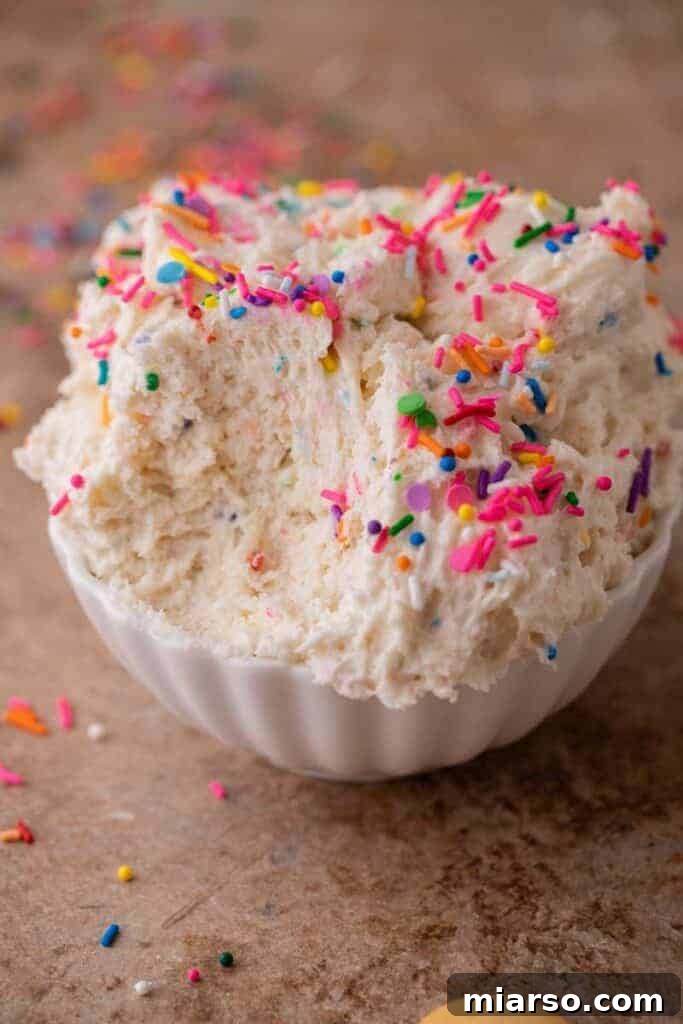 Close up of dip in a bowl