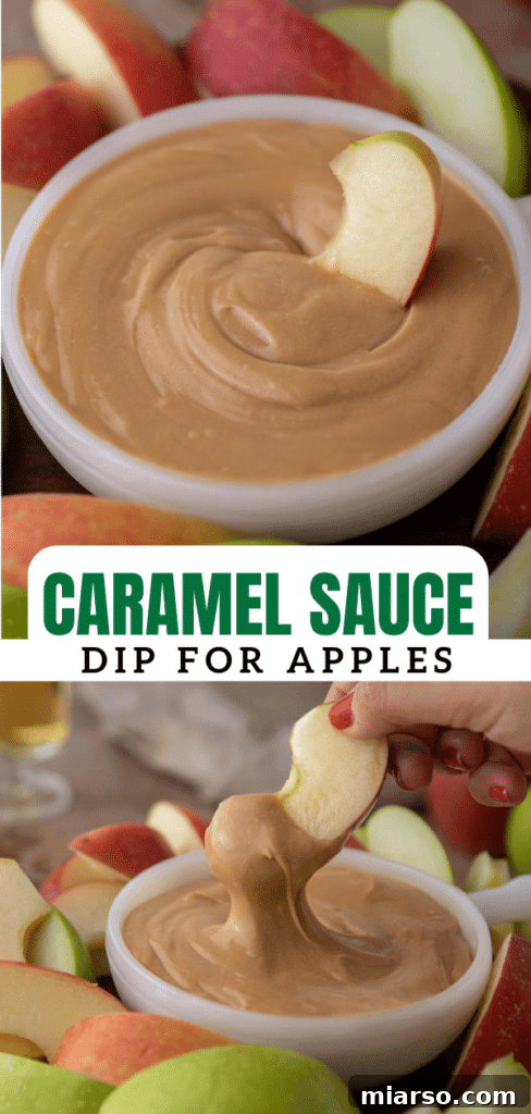 Crafting the Perfect Homemade Caramel Apple Dip 13 Another Pinterest-ready image of caramel sauce dip, showcasing its golden texture and appeal.