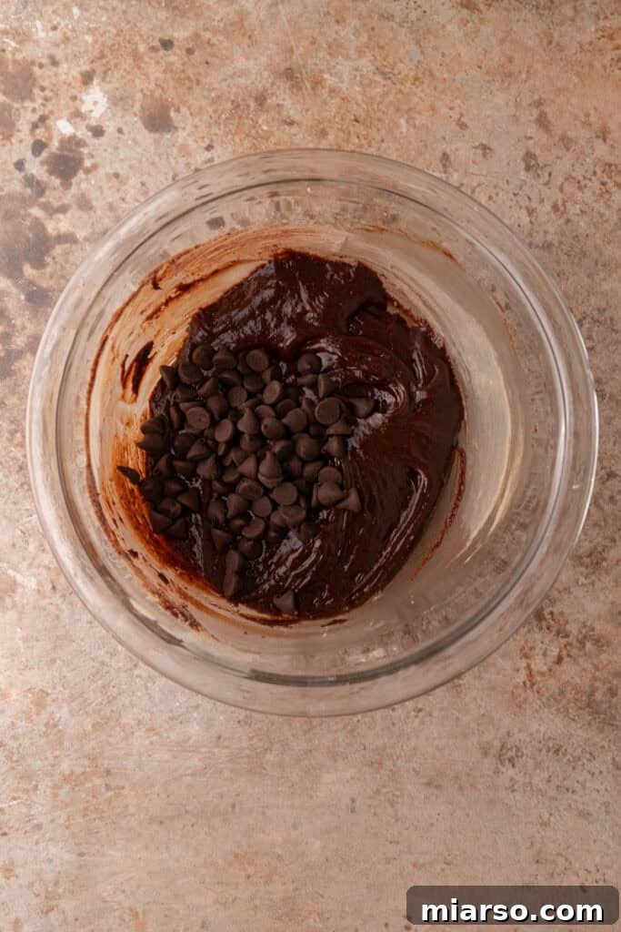Cookie batter in a bowl
