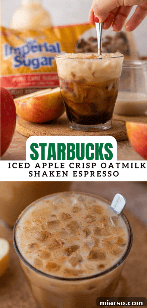 Starbucks Iced Apple Crisp Oatmilk Shaken Espresso Ingredients