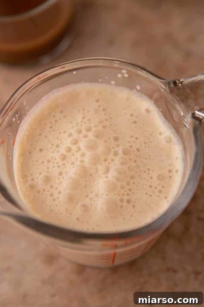 Pumpkin cold foam in a cup