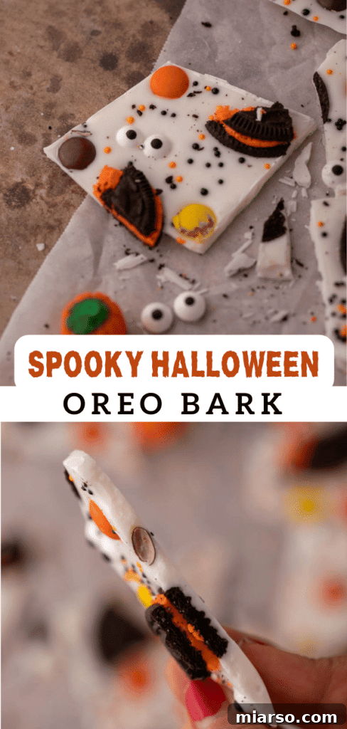 Spooky Halloween bark recipe