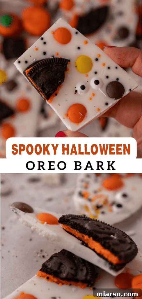 Spooky Halloween bark recipe