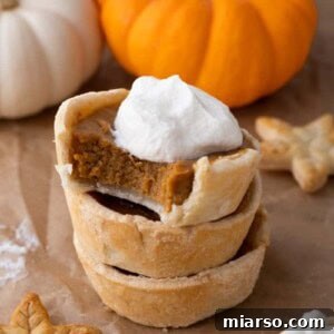 Mini pumpkin pies