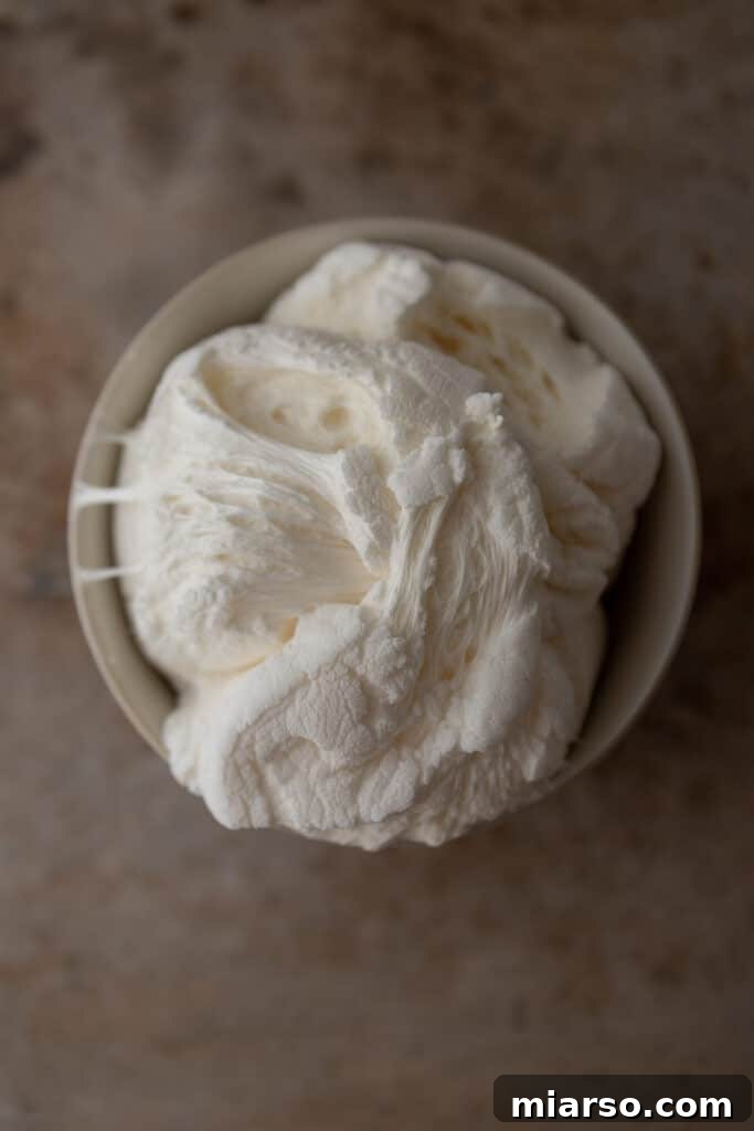 Melted marshmallows in a bowl
