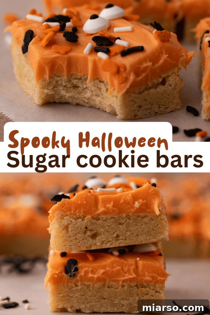 Spooktacularly Simple Halloween Sugar Cookie Bars 14 Halloween sugar cookie bars displayed beautifully