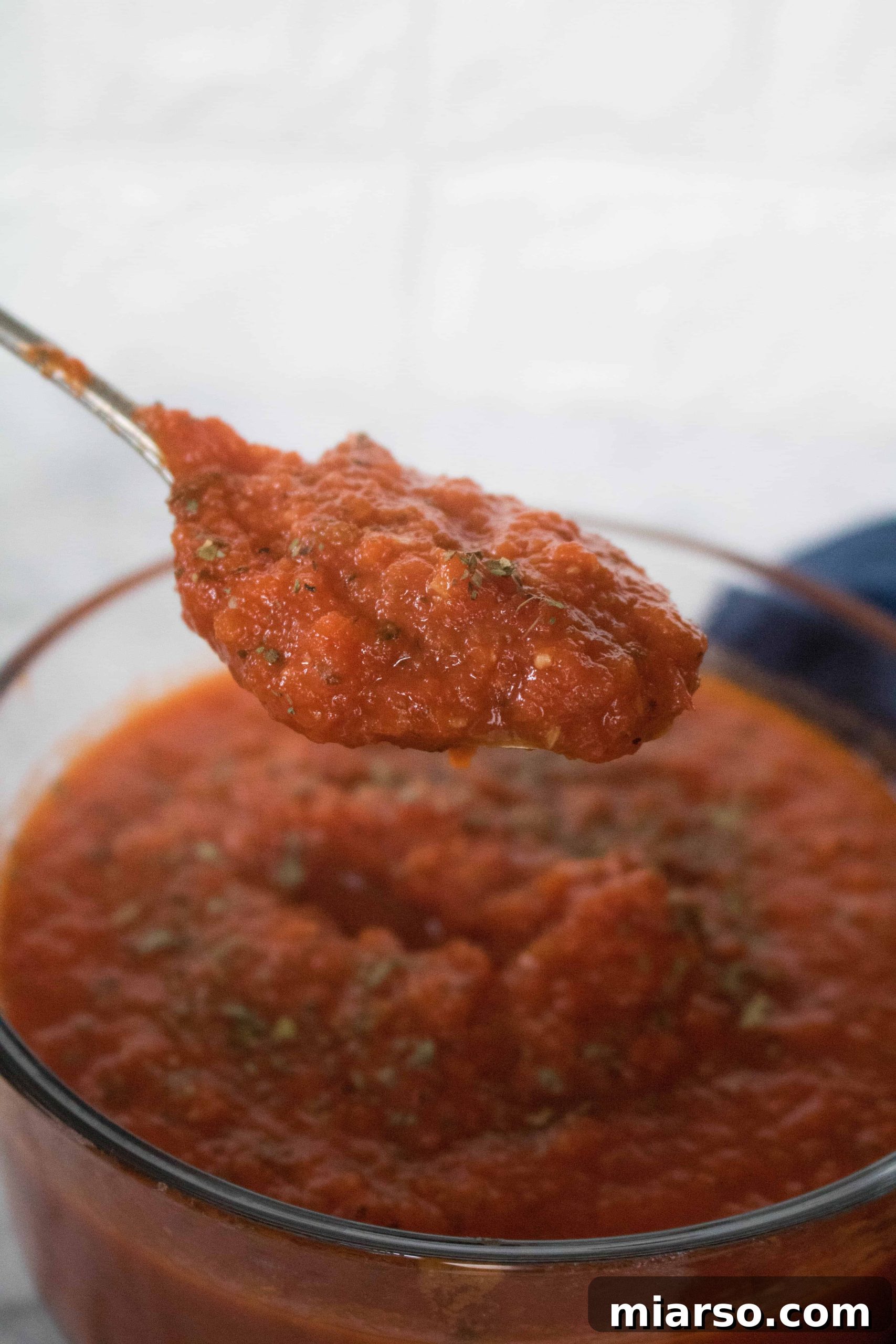 Marinara's Effortless Secret for Unbeatable Flavor 4 fresh, homemade marinara sauce ready to be served