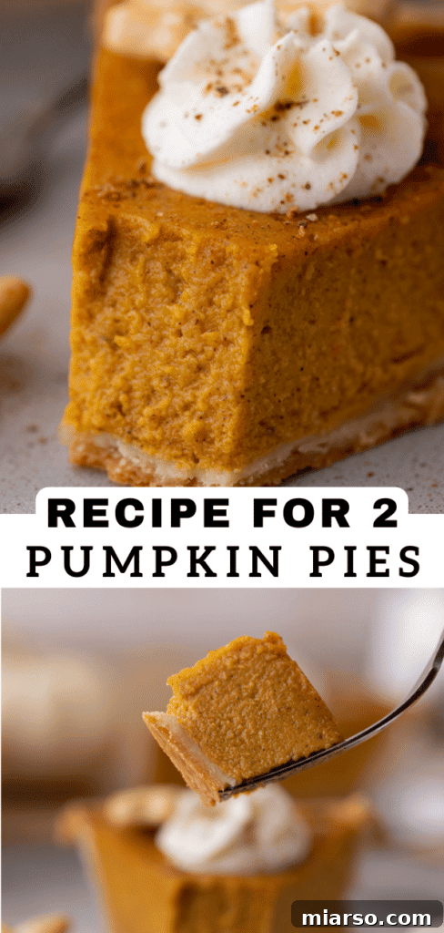 Double the Delight: The Ultimate 9-Inch Pumpkin Pie Recipe 20 A beautiful close-up of a double batch of pumpkin pies, ready to be served at a festive gathering.
