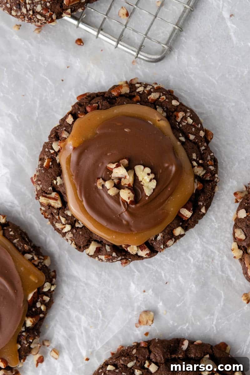 Crumbl turtle cookies