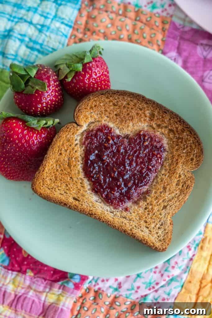 Love Toast, a creative Valentine's Day breakfast for kids
