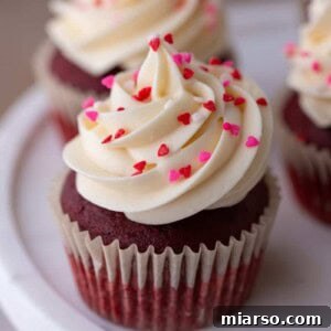 Small Batch Red Velvet Cupcakes