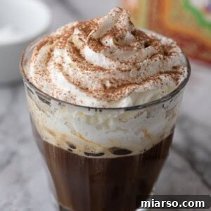 The Ultimate Einspanner Coffee with Velvety Whipped Cream 11 angled shot of einspanner coffee recipe