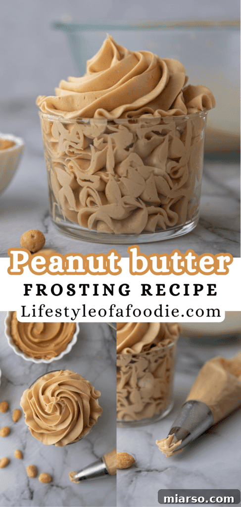 Peanut butter frosting
