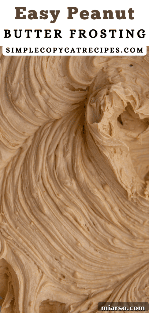 Peanut butter frosting
