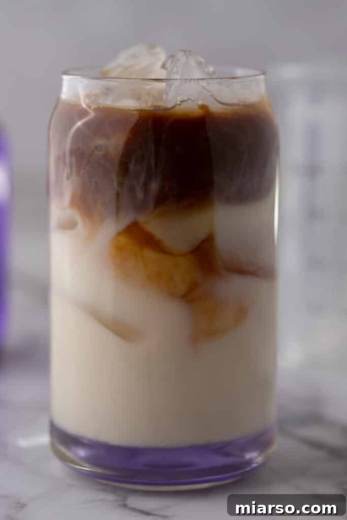 Homemade Starbucks Iced Lavender Oatmilk Latte 2 Starbucks Iced Lavender Oatmilk Latte