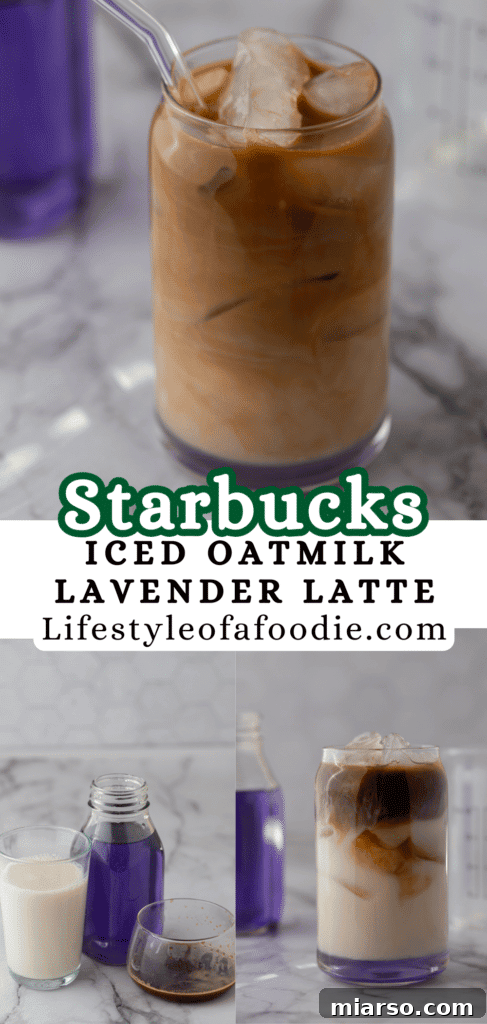 Homemade Starbucks Iced Lavender Oatmilk Latte 12 Starbucks Iced Lavender Oatmilk Latte