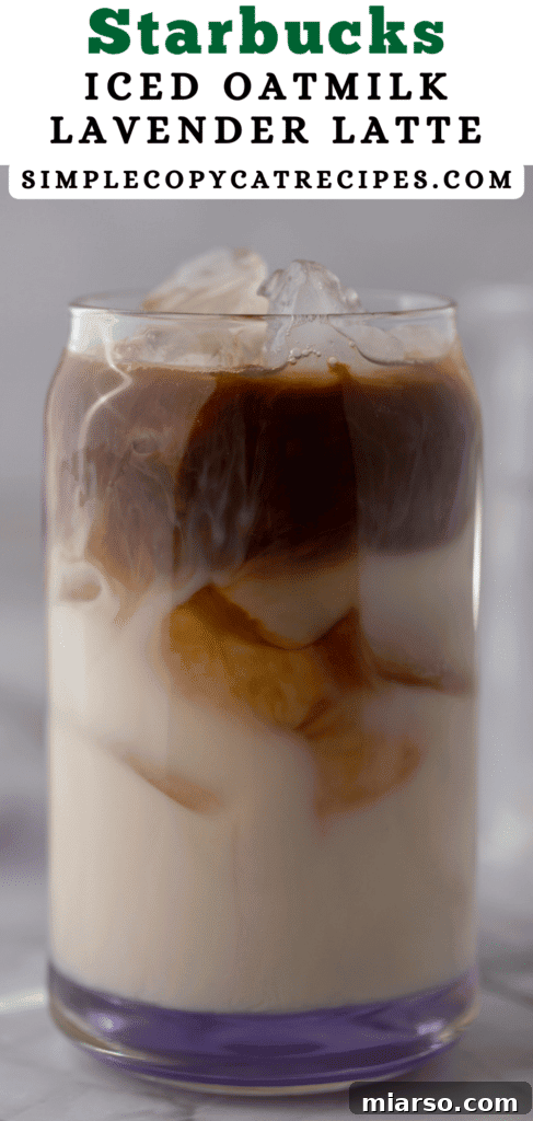 Homemade Starbucks Iced Lavender Oatmilk Latte 13 Starbucks Iced Lavender Oatmilk Latte