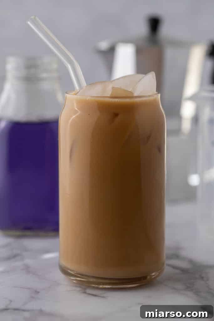 Homemade Starbucks Iced Lavender Oatmilk Latte 9 Starbucks Iced Lavender Oatmilk Latte