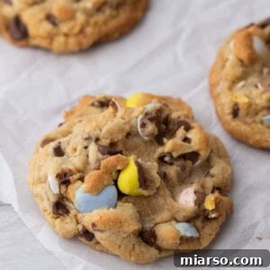 cadburry egg cookies on a baking sheet