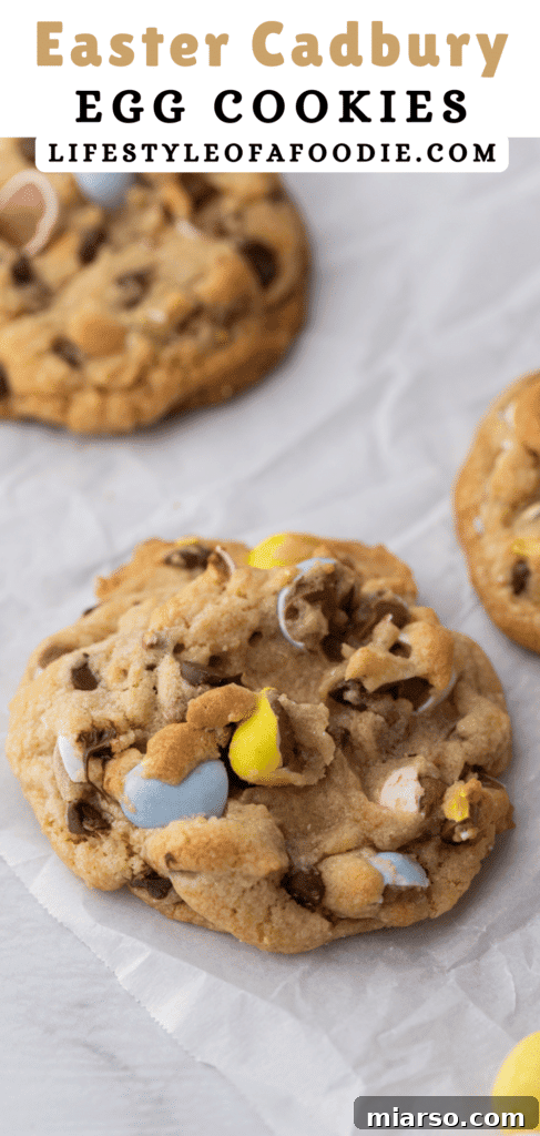 Cadbury egg cookies 
