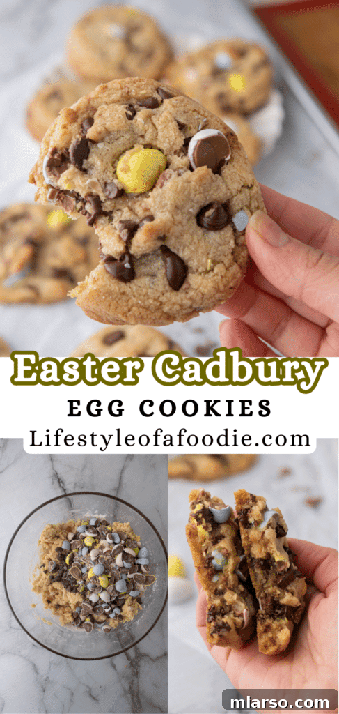 Cadbury egg cookies 