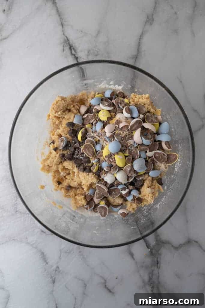 mixed ingredients in a bowl