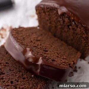 Rich fudgy chocolate pound cake