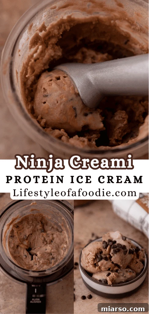 Elevate Your Protein Ninja Creami Ice Cream Perfection 11 Ninja Creami Protein Ice Cream in a bowl with spoon