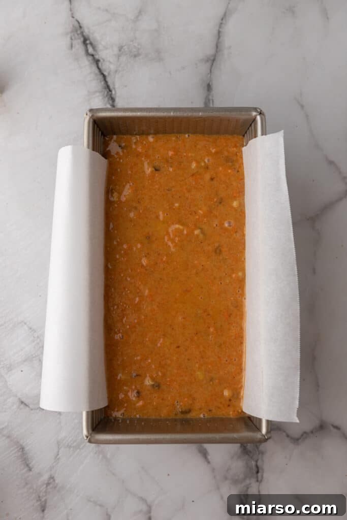 unbaked batter in a pan